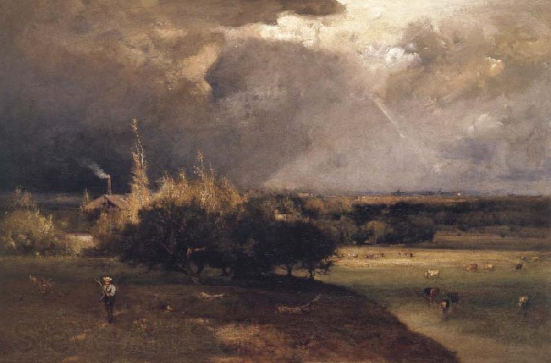 George Inness The Coming Storm Norge oil painting art